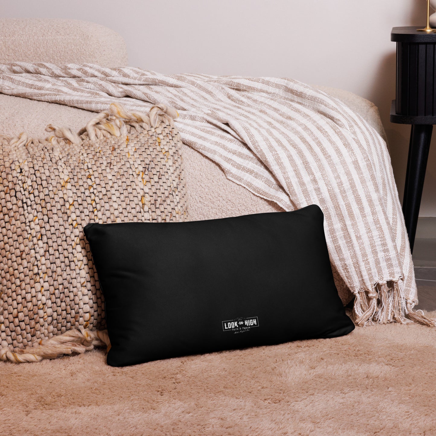 Cross In Bloom (In Bloom Collection) Basic Pillow