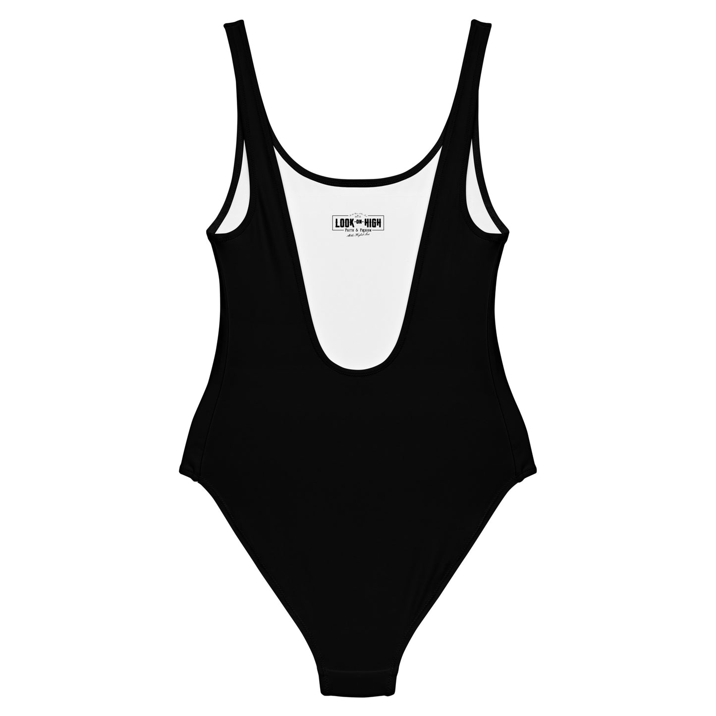 Cross In Bloom (In Bloom Collection) Black One-Piece Swimsuit