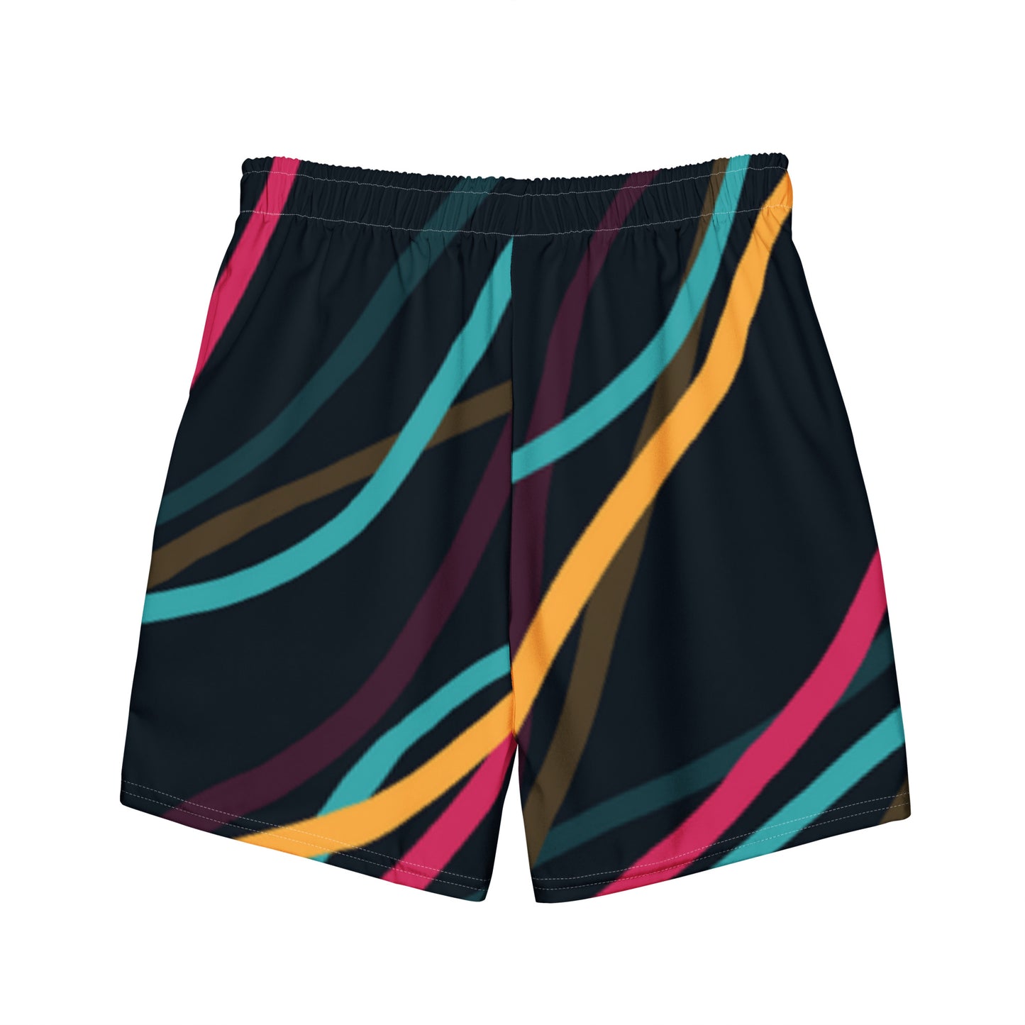 Team Jesus (Cream on Navy) Men's Swim Trunks