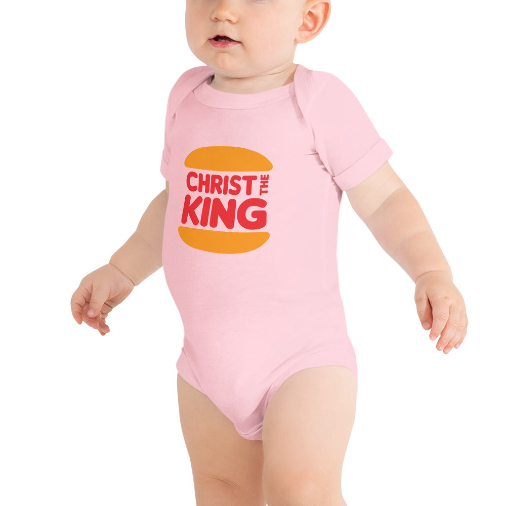Christ The King (Pop Collection) Baby Short Sleeve One Piece