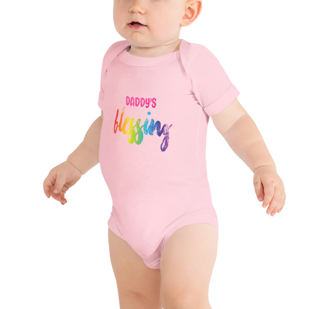 Daddy's Blessing - Baby Girl short sleeve one piece
