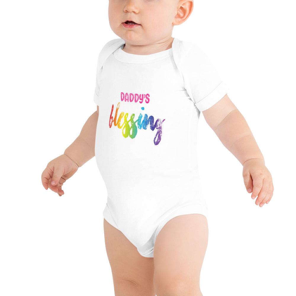 Daddy's Blessing - Baby Girl short sleeve one piece