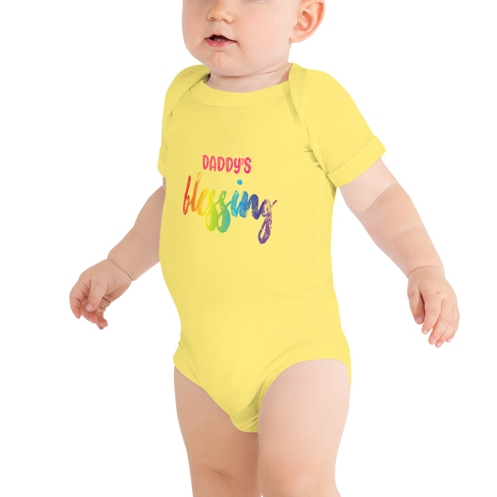 Daddy's Blessing - Baby Girl short sleeve one piece
