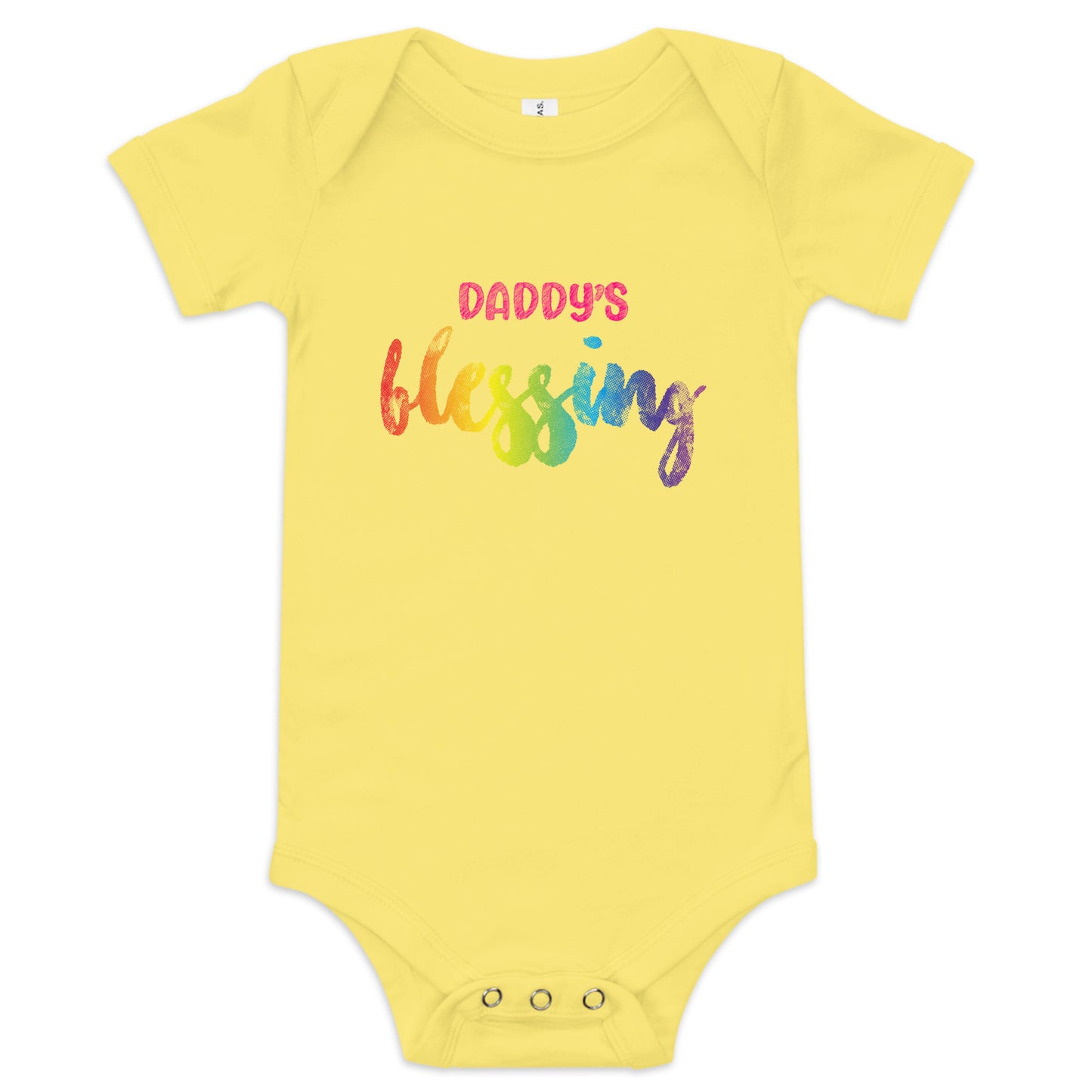 Daddy's Blessing - Baby Girl short sleeve one piece
