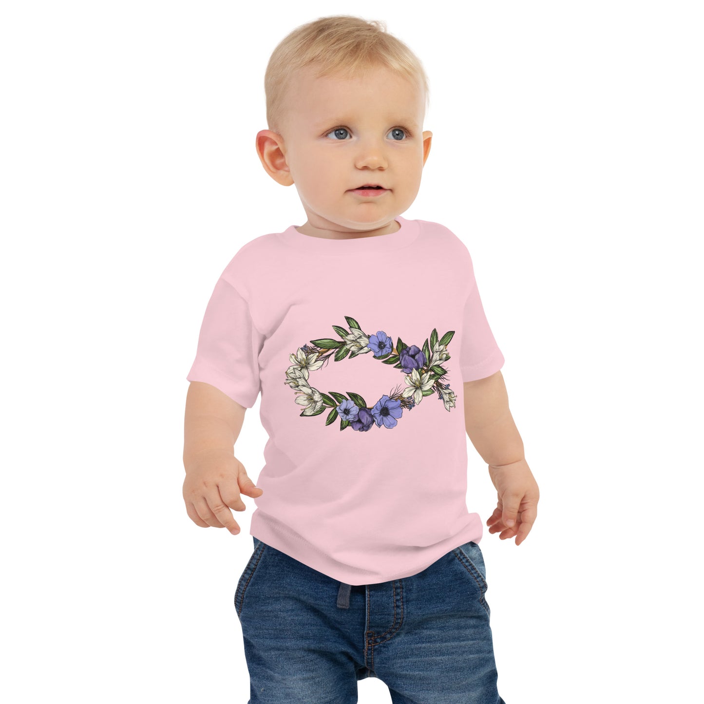Fish In Bloom (In Bloom Collection) Baby Jersey Short Sleeve Tee