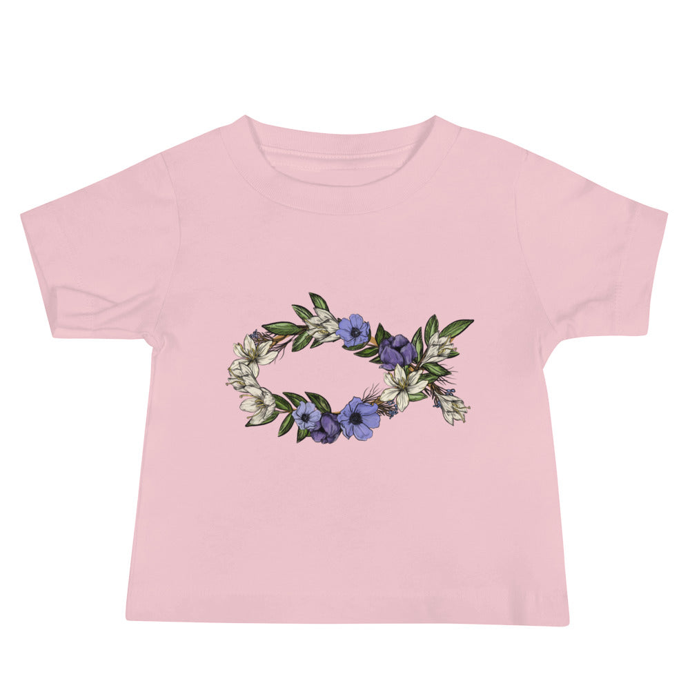 Fish In Bloom (In Bloom Collection) Baby Jersey Short Sleeve Tee