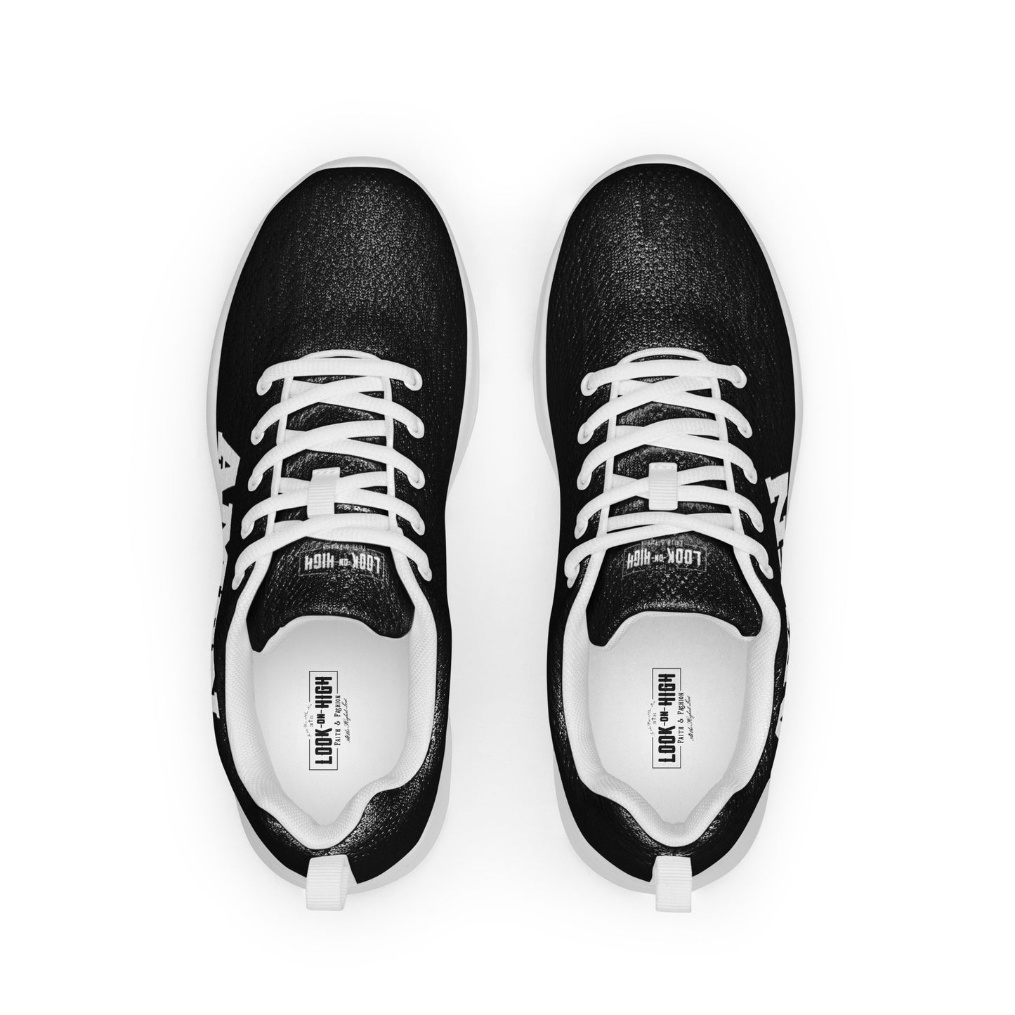 AMEN (The Fighter Collection) Men’s Athletic Shoes - White on Black