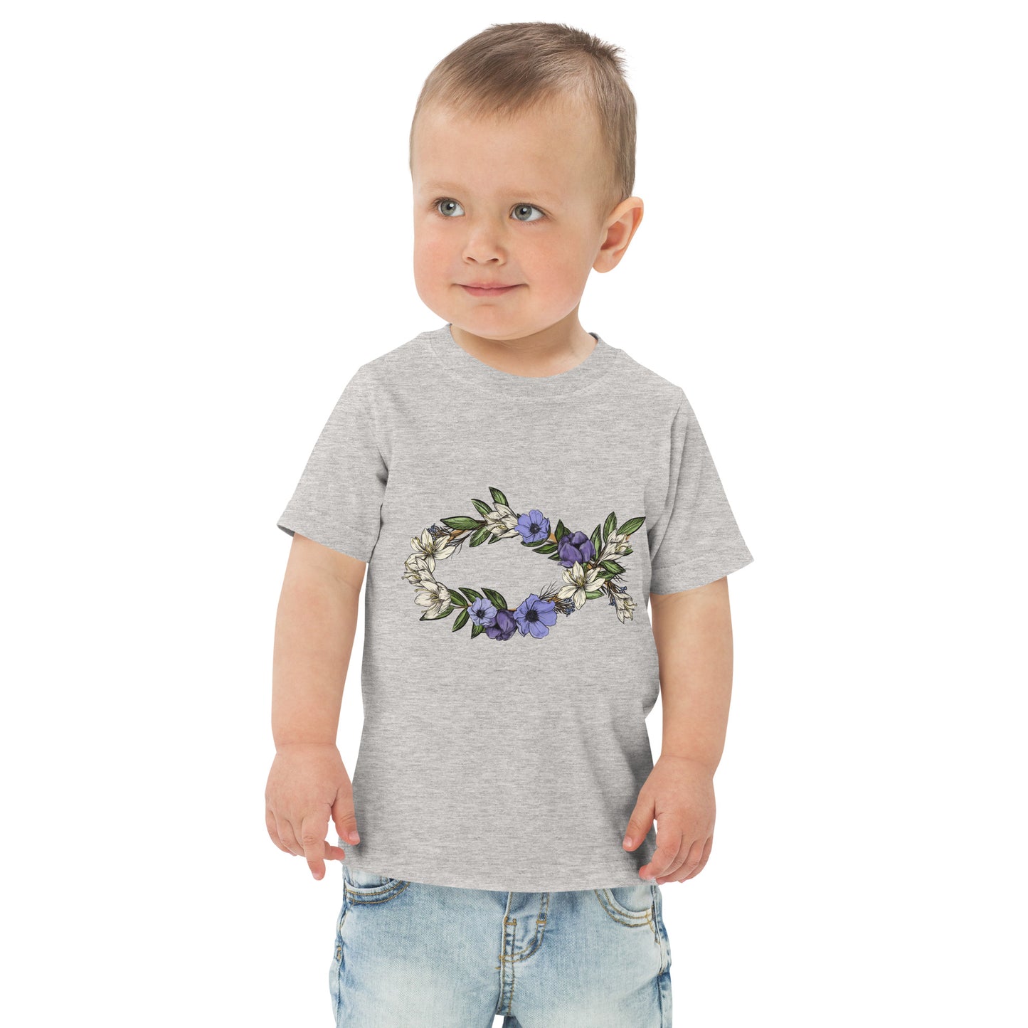 Fish In Bloom (In Bloom Collection) Toddler jersey t-shirt