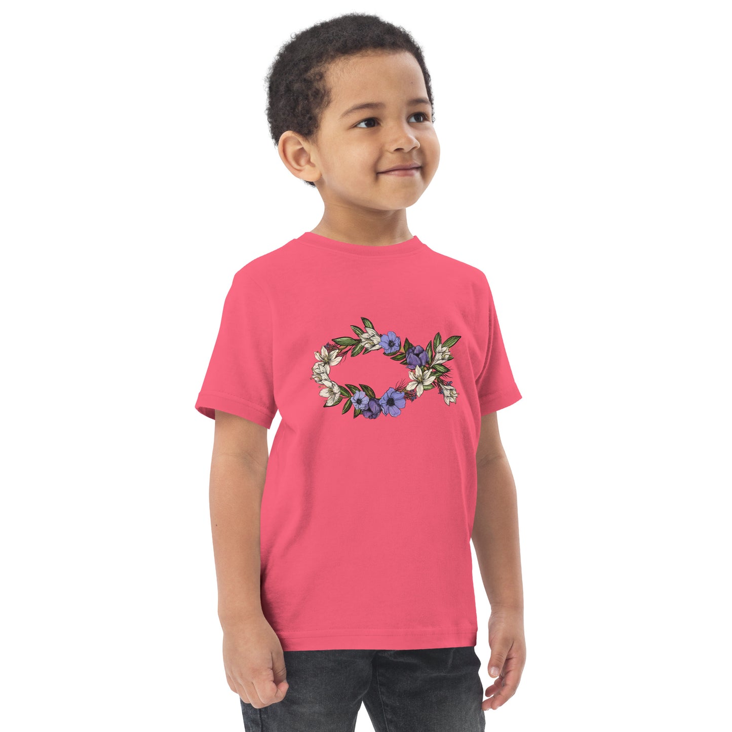 Fish In Bloom (In Bloom Collection) Toddler jersey t-shirt
