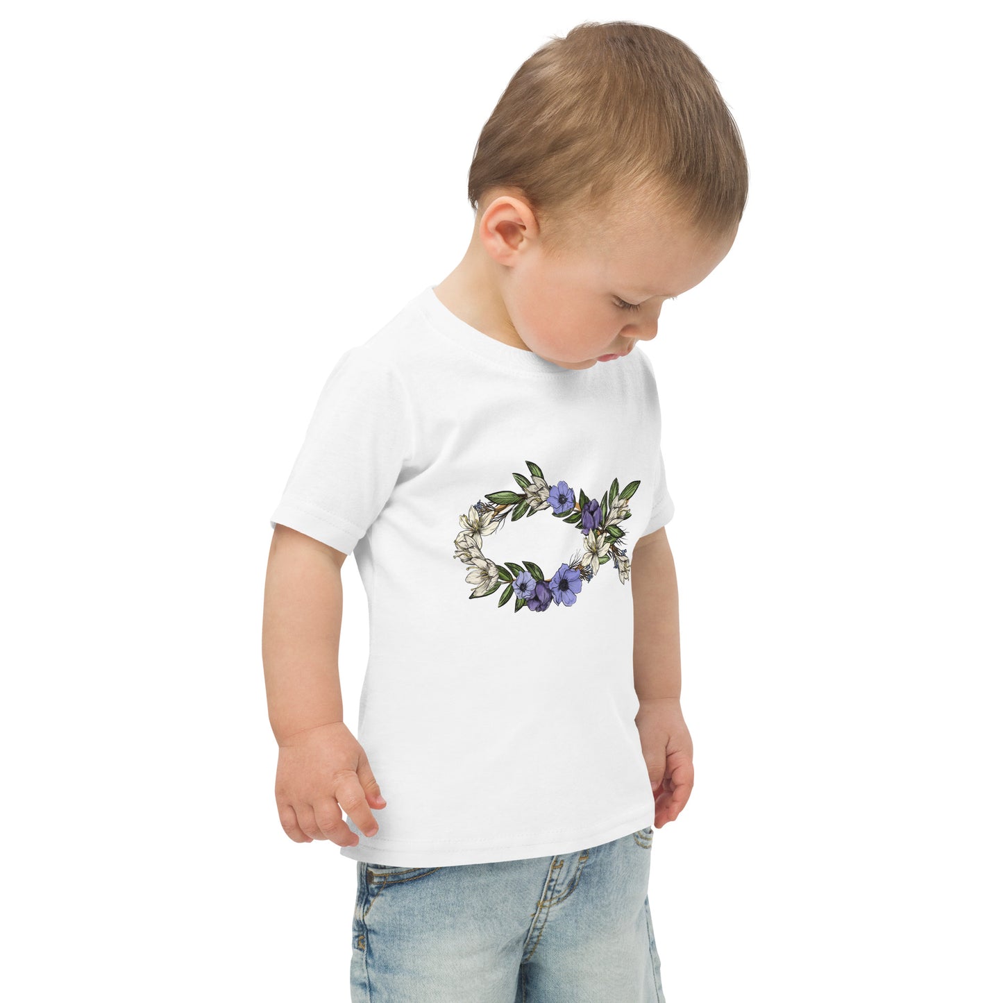 Fish In Bloom (In Bloom Collection) Toddler jersey t-shirt