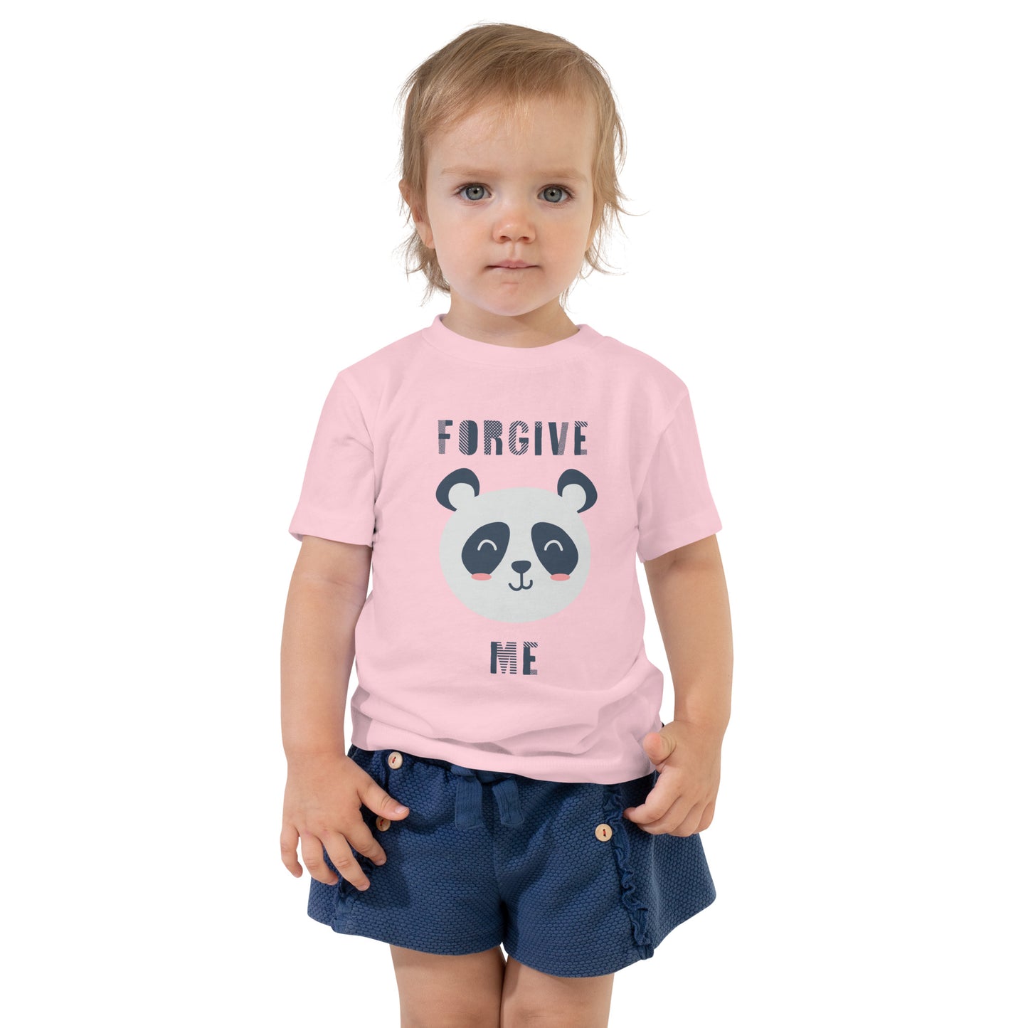 Forgive Me (Panda) Toddler Short Sleeve Tee