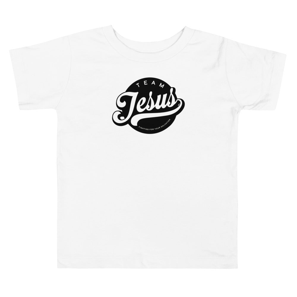 Team Jesus (Black Crest) Toddler Short Sleeve Tee