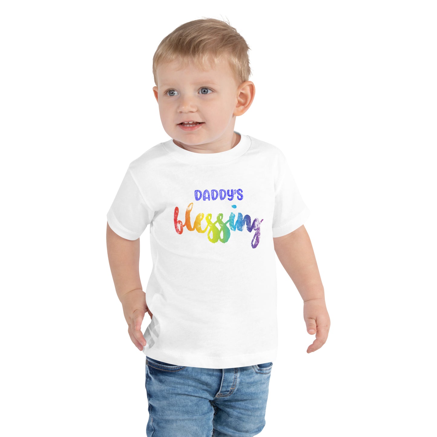 Daddy's Blessing - Boys Toddler Short Sleeve Tee