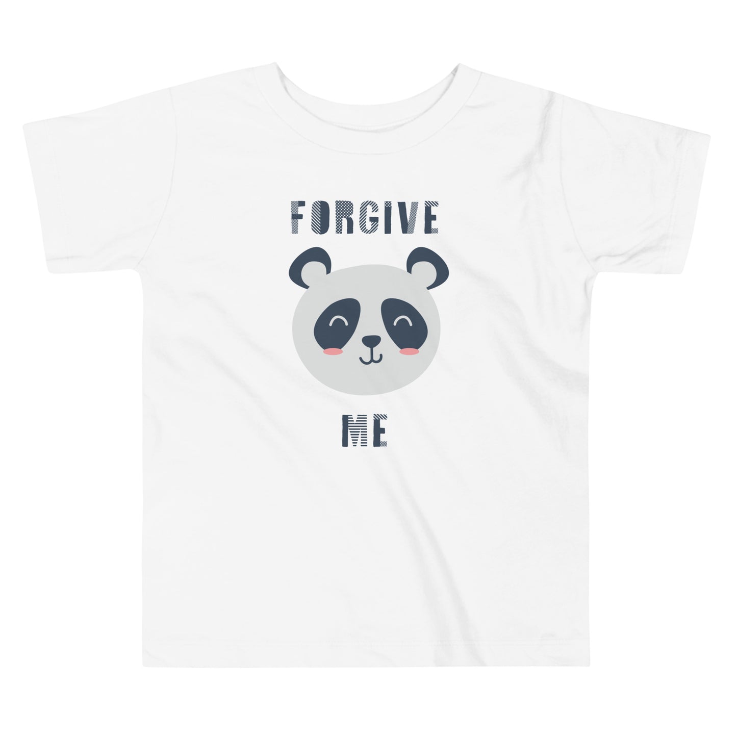Forgive Me (Panda) Toddler Short Sleeve Tee