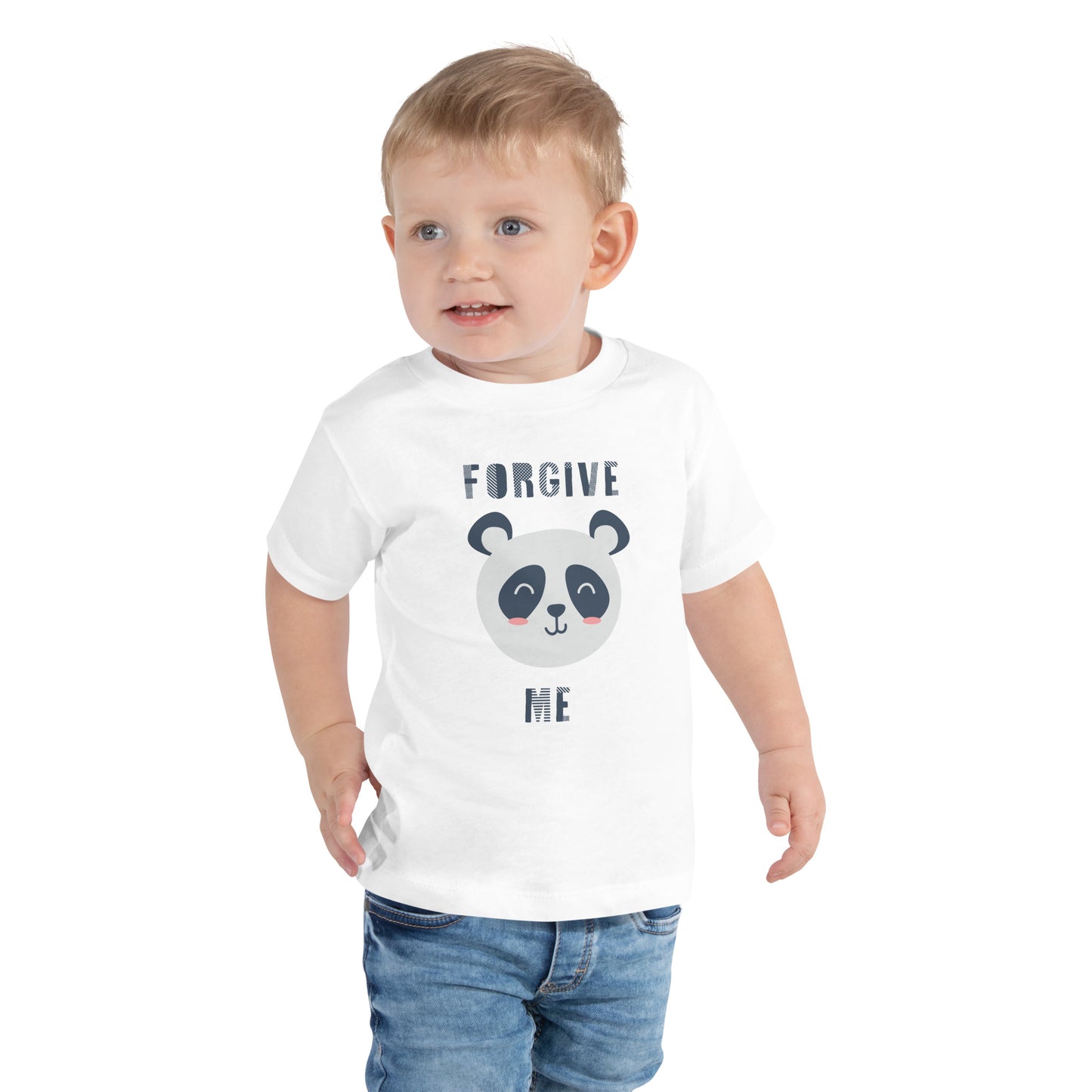Forgive Me (Panda) Toddler Short Sleeve Tee