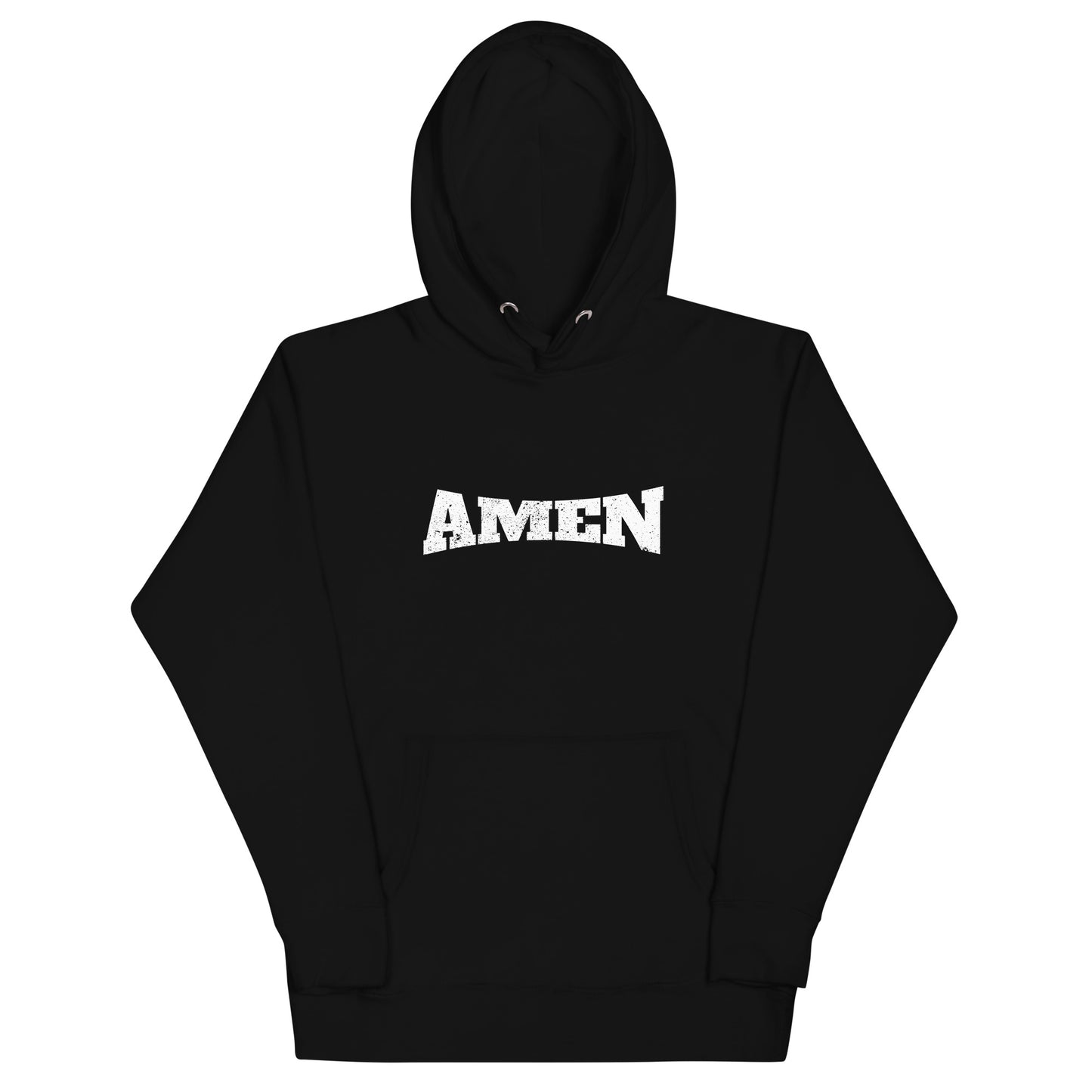 AMEN in White (The Fighter Collection) Unisex Hoodie