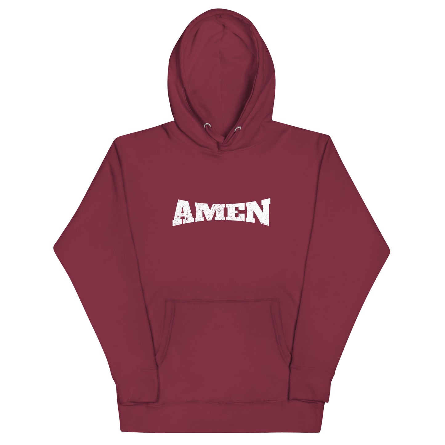 AMEN in White (The Fighter Collection) Unisex Hoodie