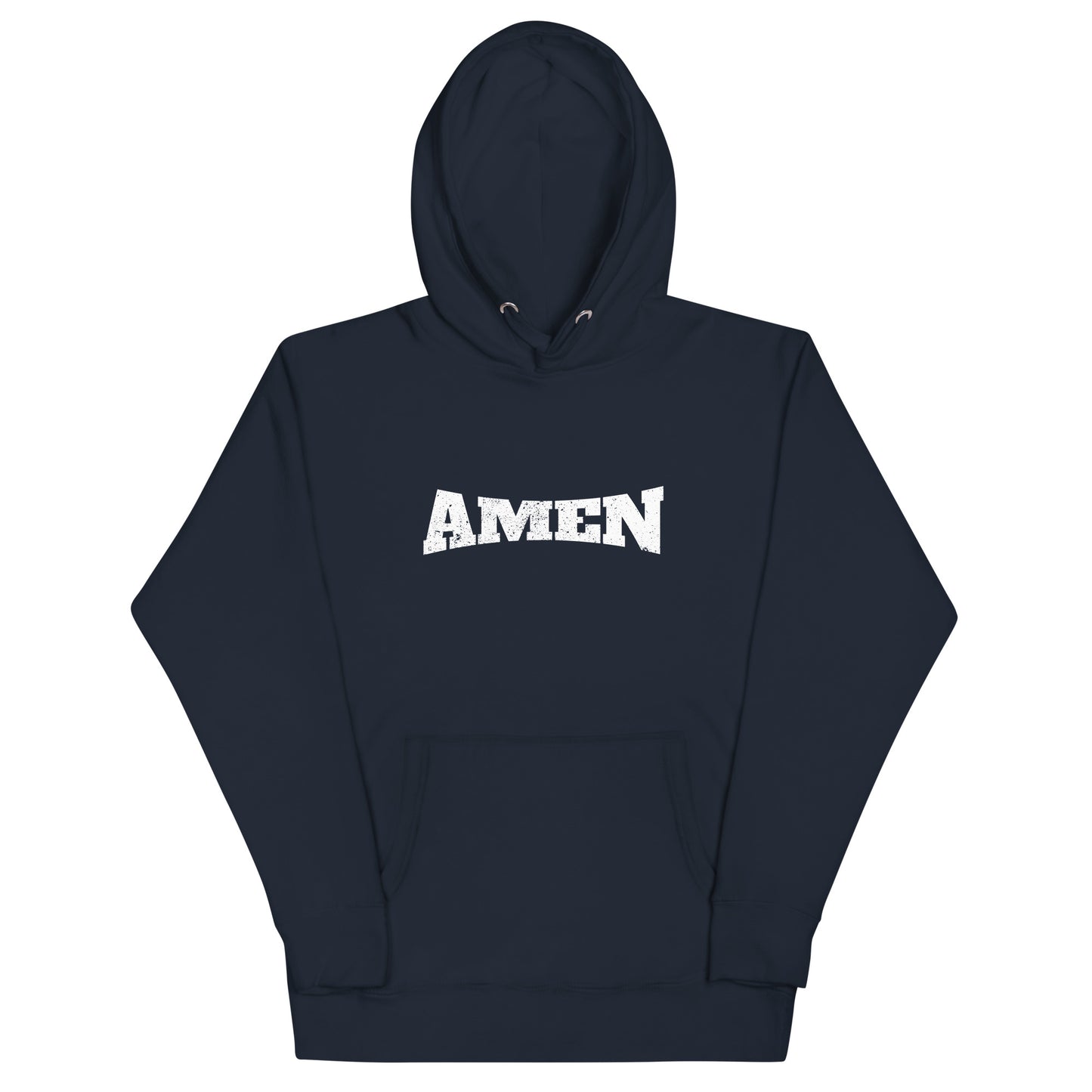 AMEN in White (The Fighter Collection) Unisex Hoodie