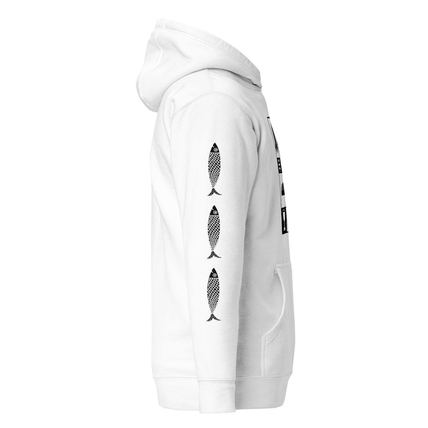 His Love Endures (Center City Collection) Unisex Premium Hoodie in Black