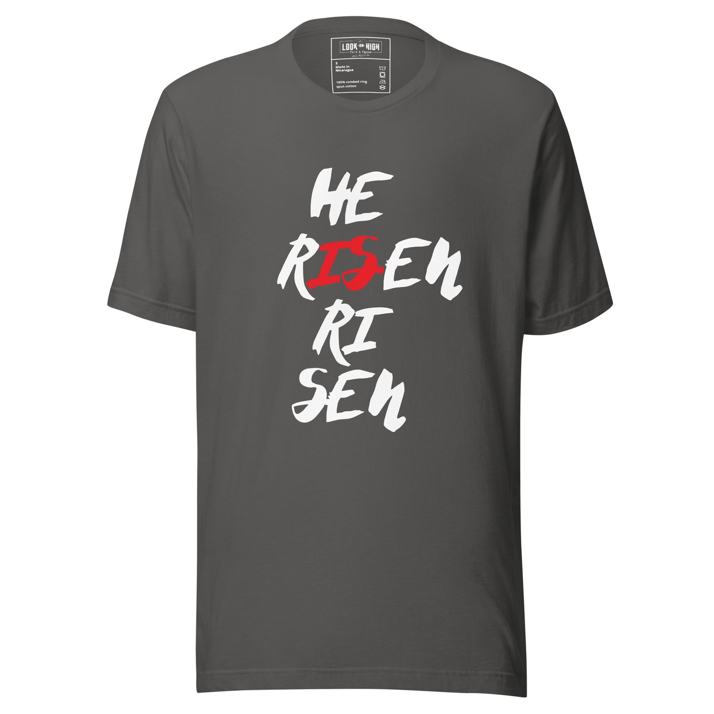 "He Is Risen" Cross (Center City Collection) Unisex t-shirt