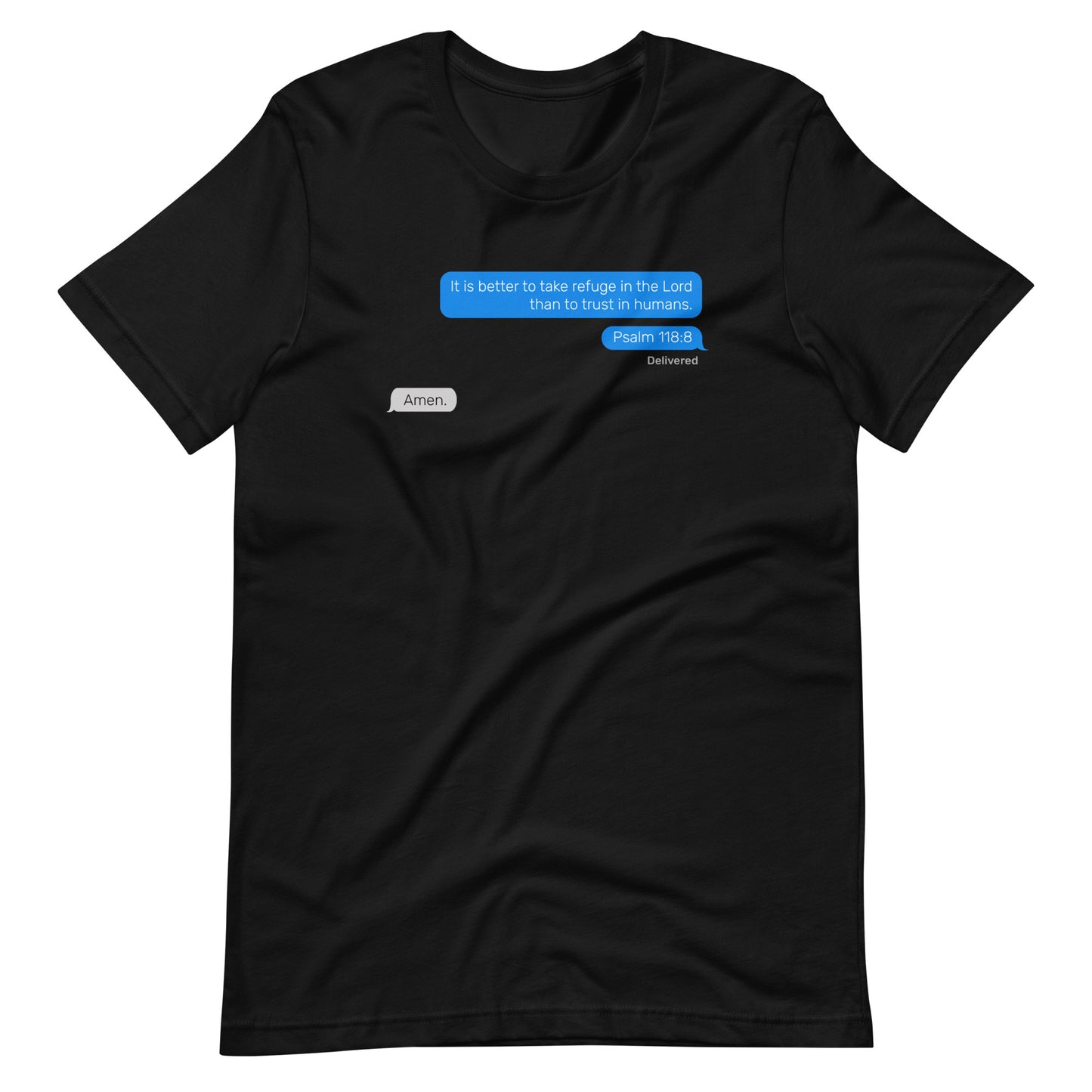 Psalm 118:8 (Devotionals Collection) Unisex t-shirt
