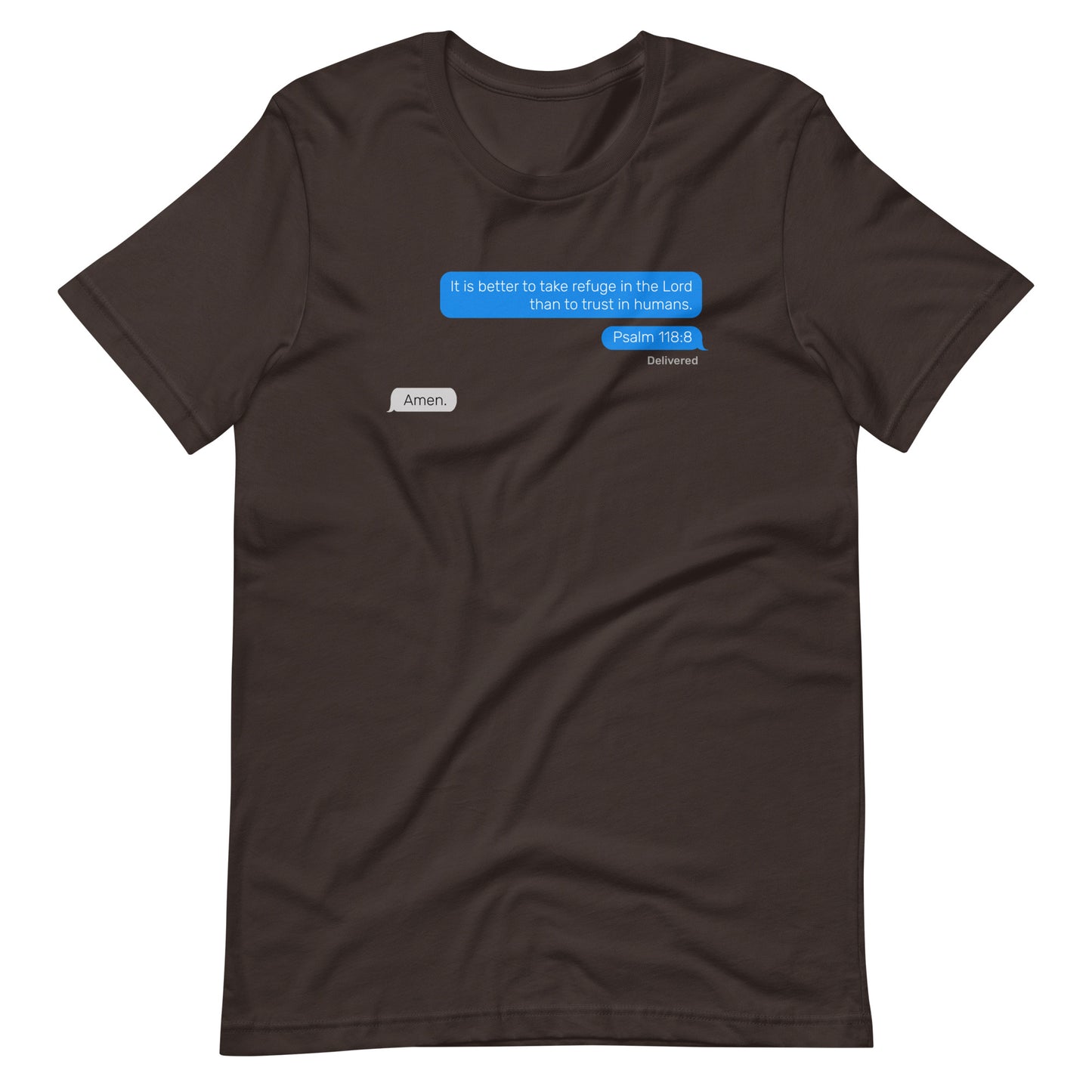 Psalm 118:8 (Devotionals Collection) Unisex t-shirt