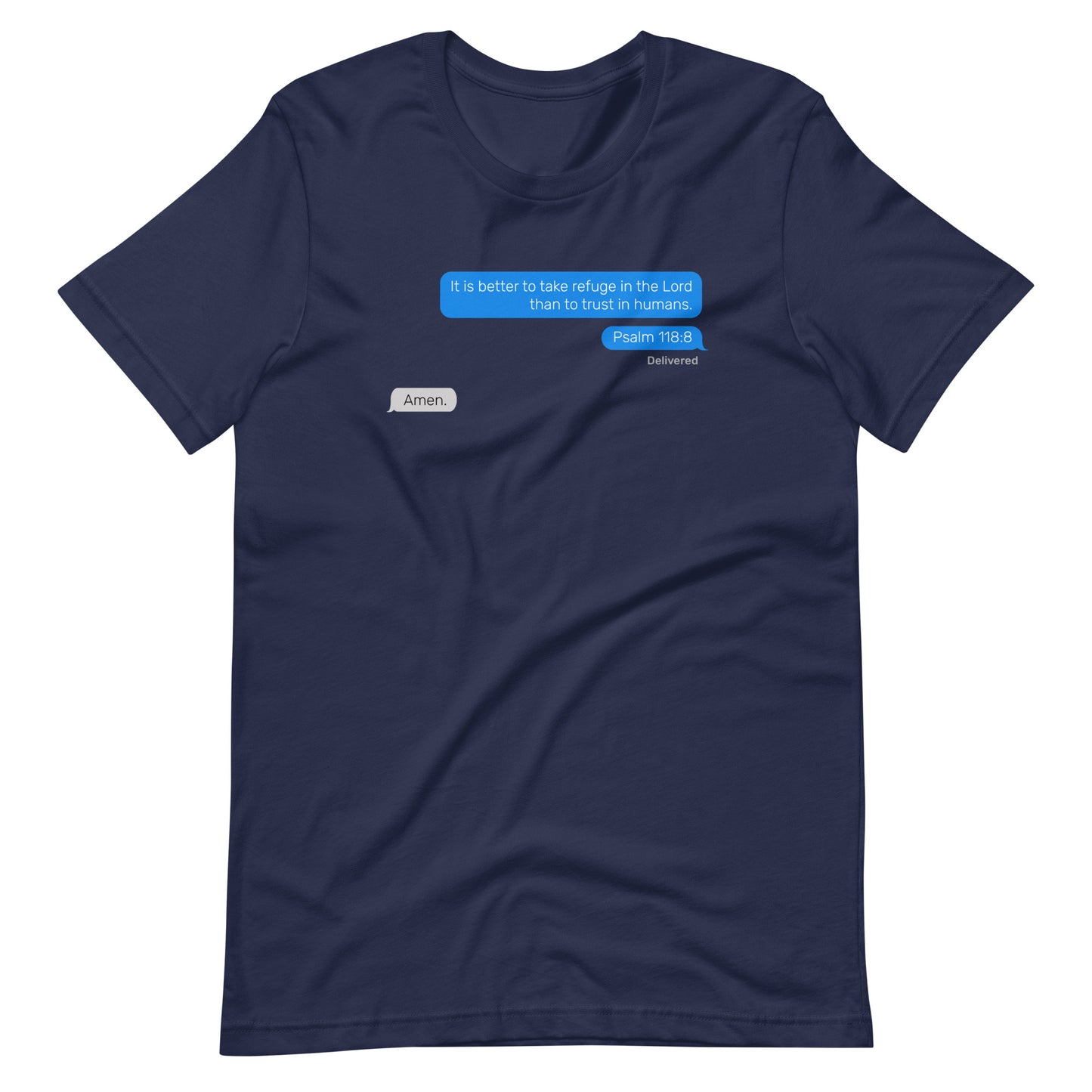 Psalm 118:8 (Devotionals Collection) Unisex t-shirt