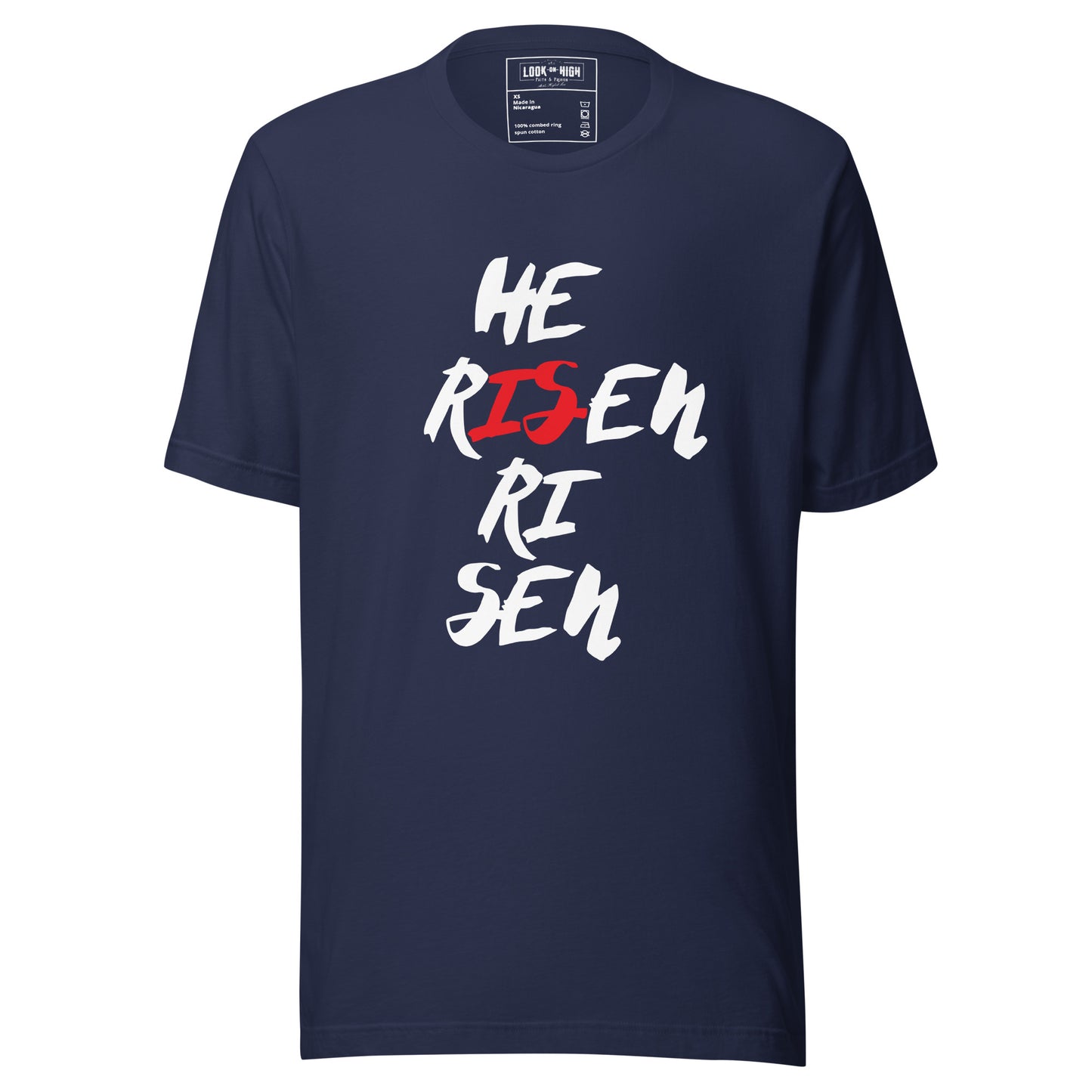 "He Is Risen" Cross (Center City Collection) Unisex t-shirt