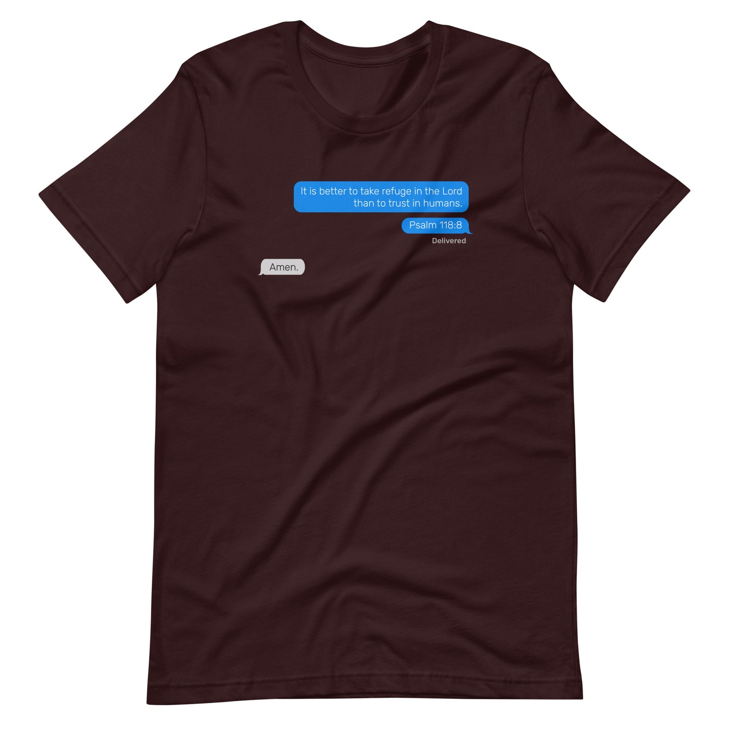 Psalm 118:8 (Devotionals Collection) Unisex t-shirt