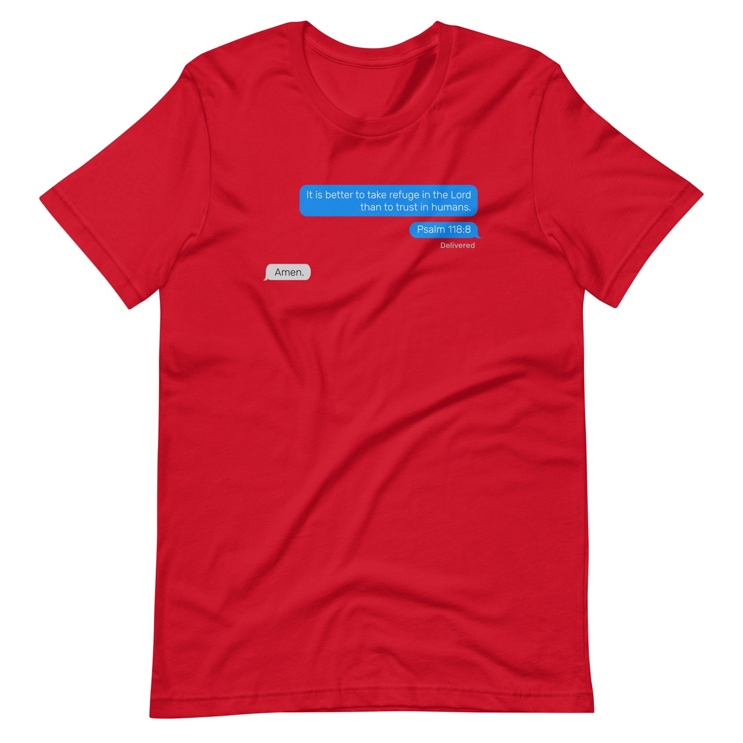 Psalm 118:8 (Devotionals Collection) Unisex t-shirt