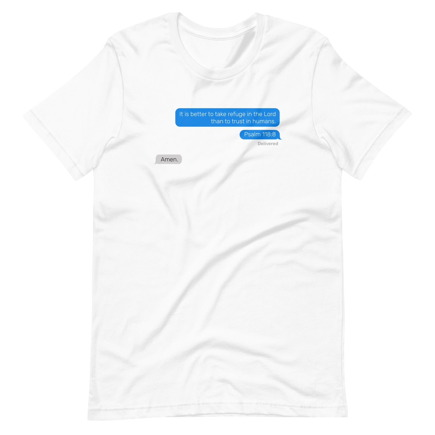 Psalm 118:8 (Devotionals Collection) Unisex t-shirt