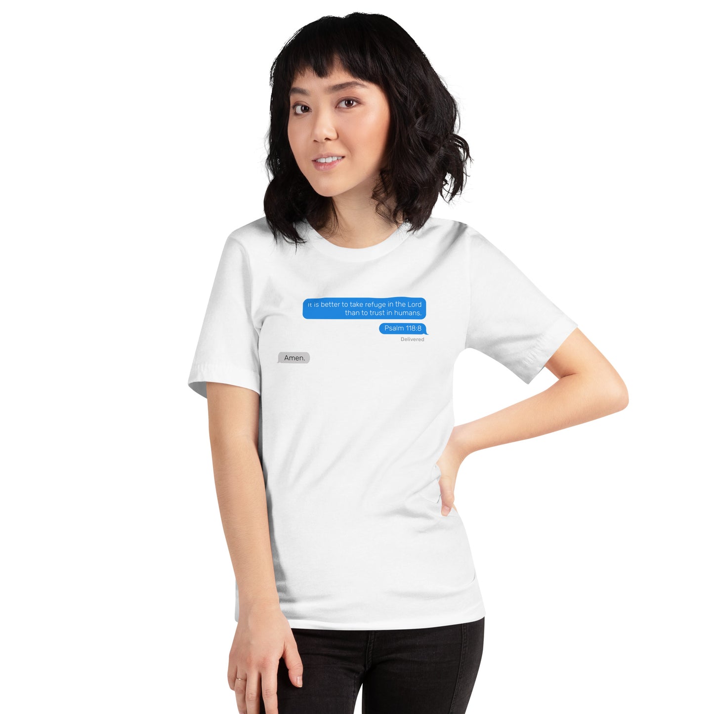 Psalm 118:8 (Devotionals Collection) Unisex t-shirt