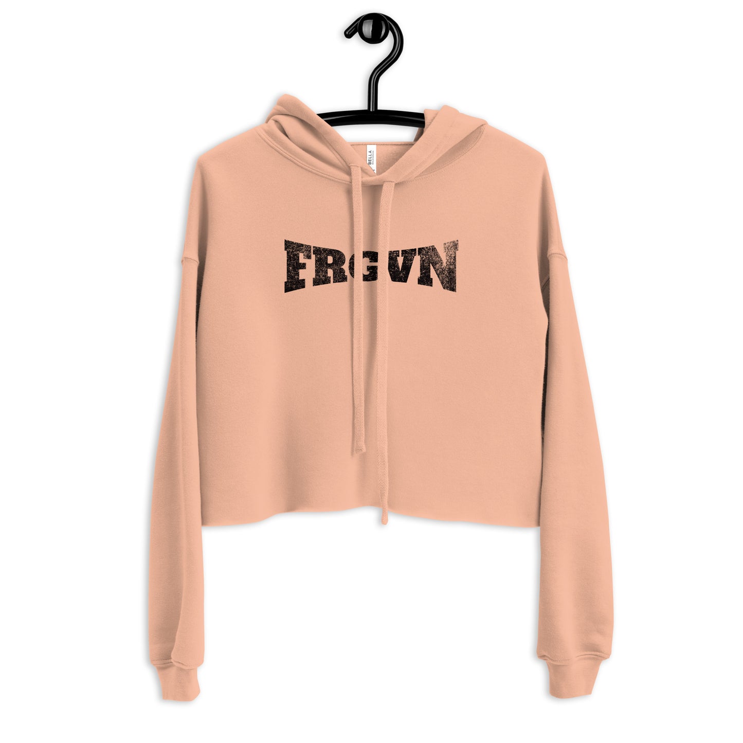 FRGVN in Black (The Fighter Collection) Women's Cropped Hoodie