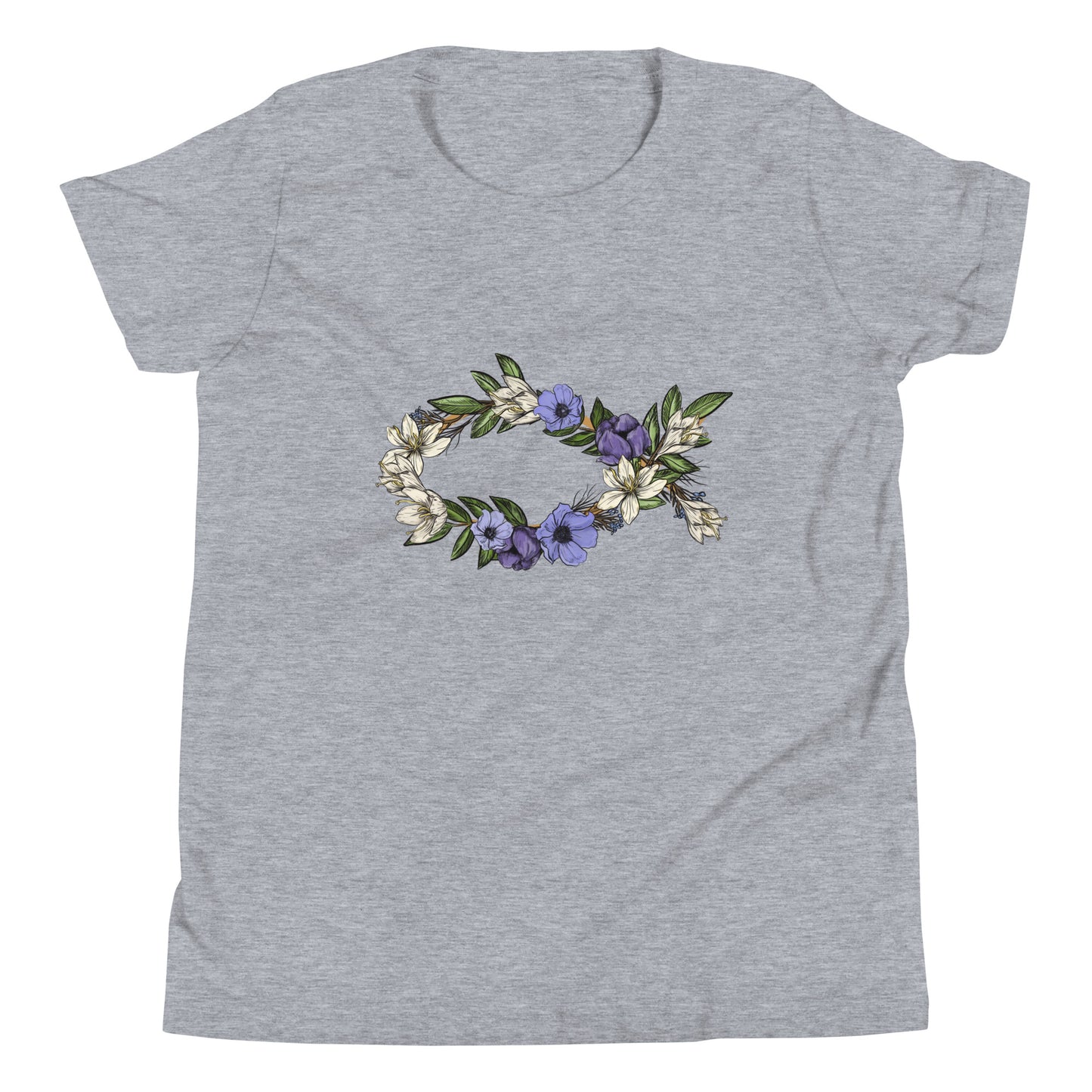 Fish In Bloom (In Bloom Collection) Youth Short Sleeve T-Shirt