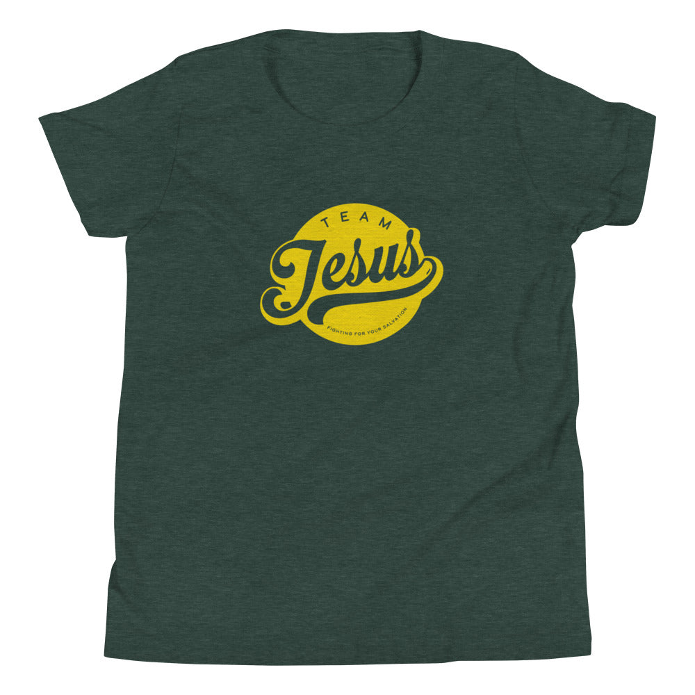 Team Jesus (Gold Crest) Youth Short Sleeve T-Shirt