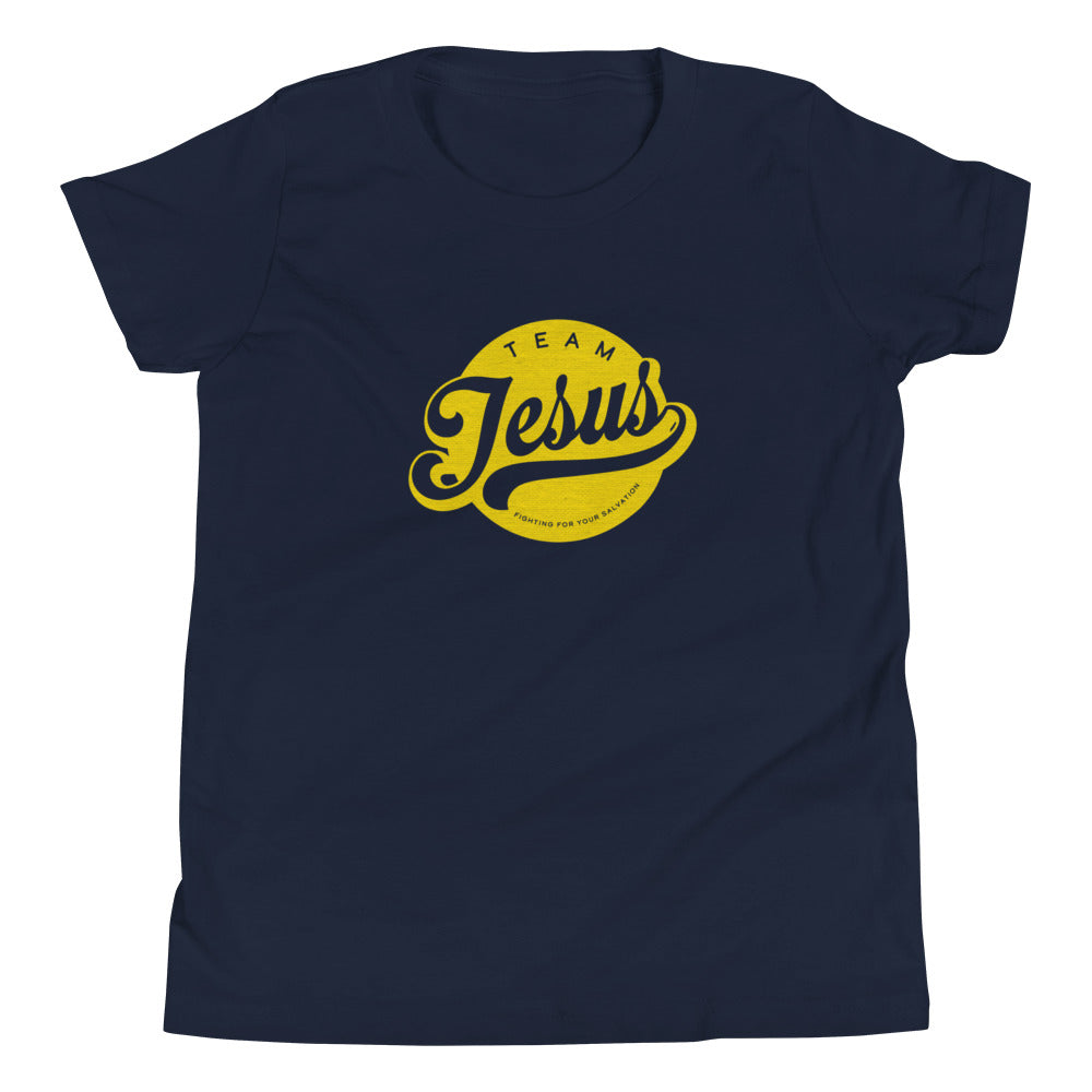 Team Jesus (Gold Crest) Youth Short Sleeve T-Shirt