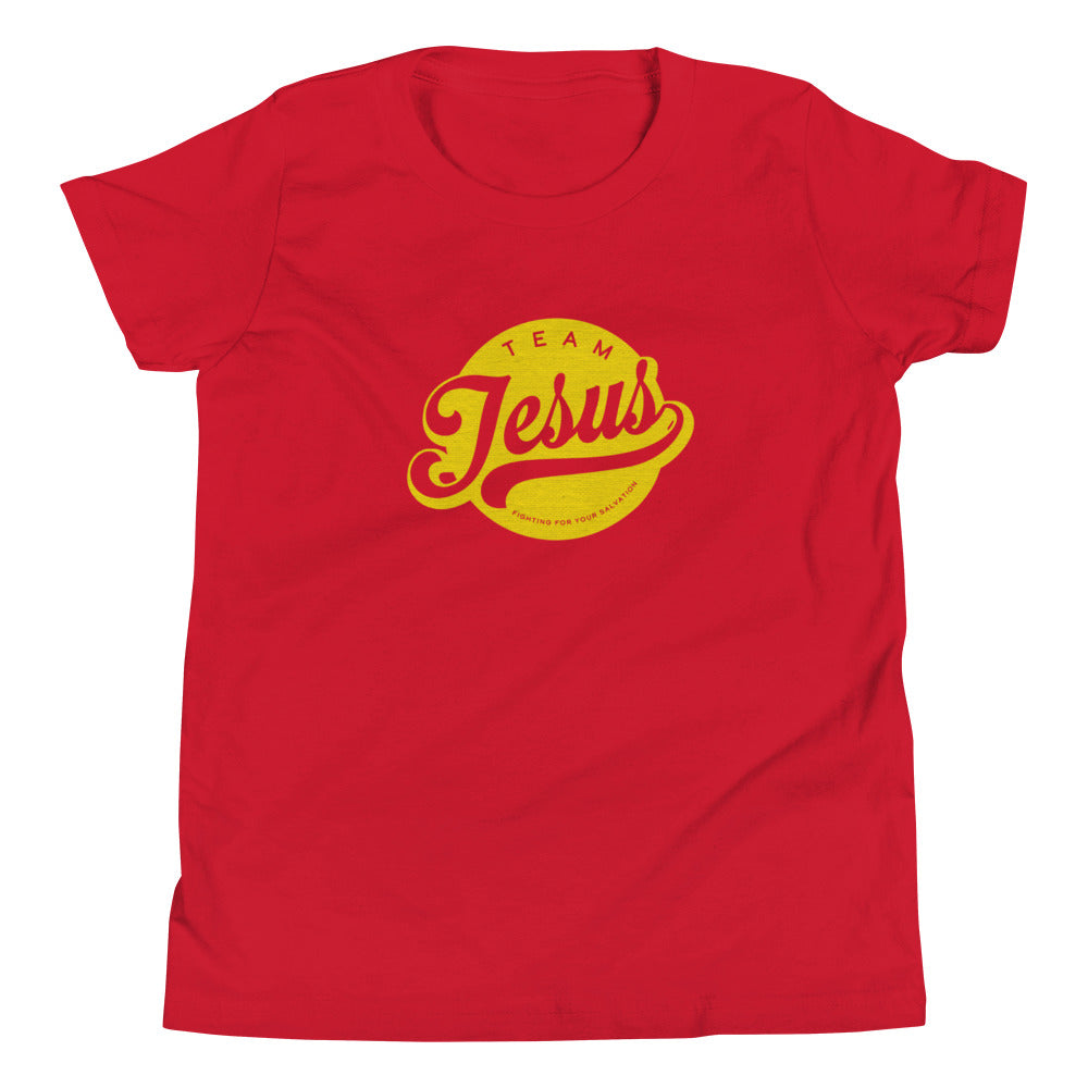 Team Jesus (Gold Crest) Youth Short Sleeve T-Shirt
