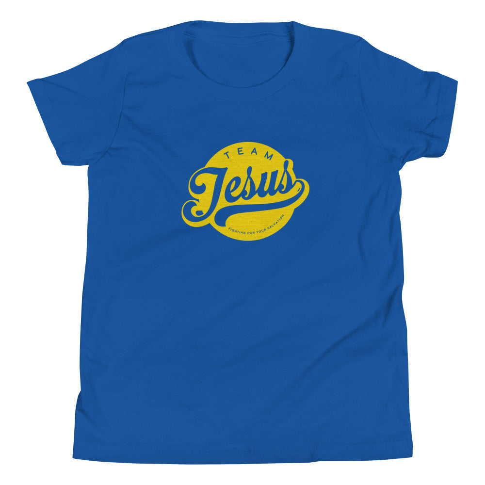 Team Jesus (Gold Crest) Youth Short Sleeve T-Shirt