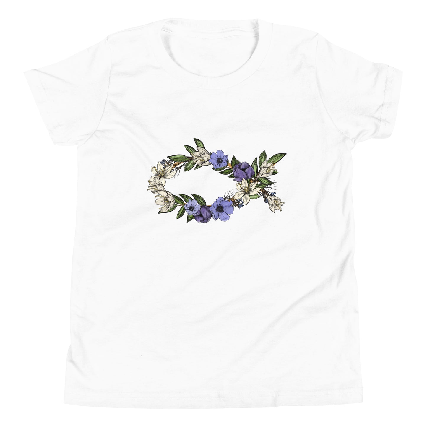 Fish In Bloom (In Bloom Collection) Youth Short Sleeve T-Shirt
