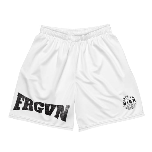 FRGVN in Black (The Fighter Collection) Unisex Mesh Shorts