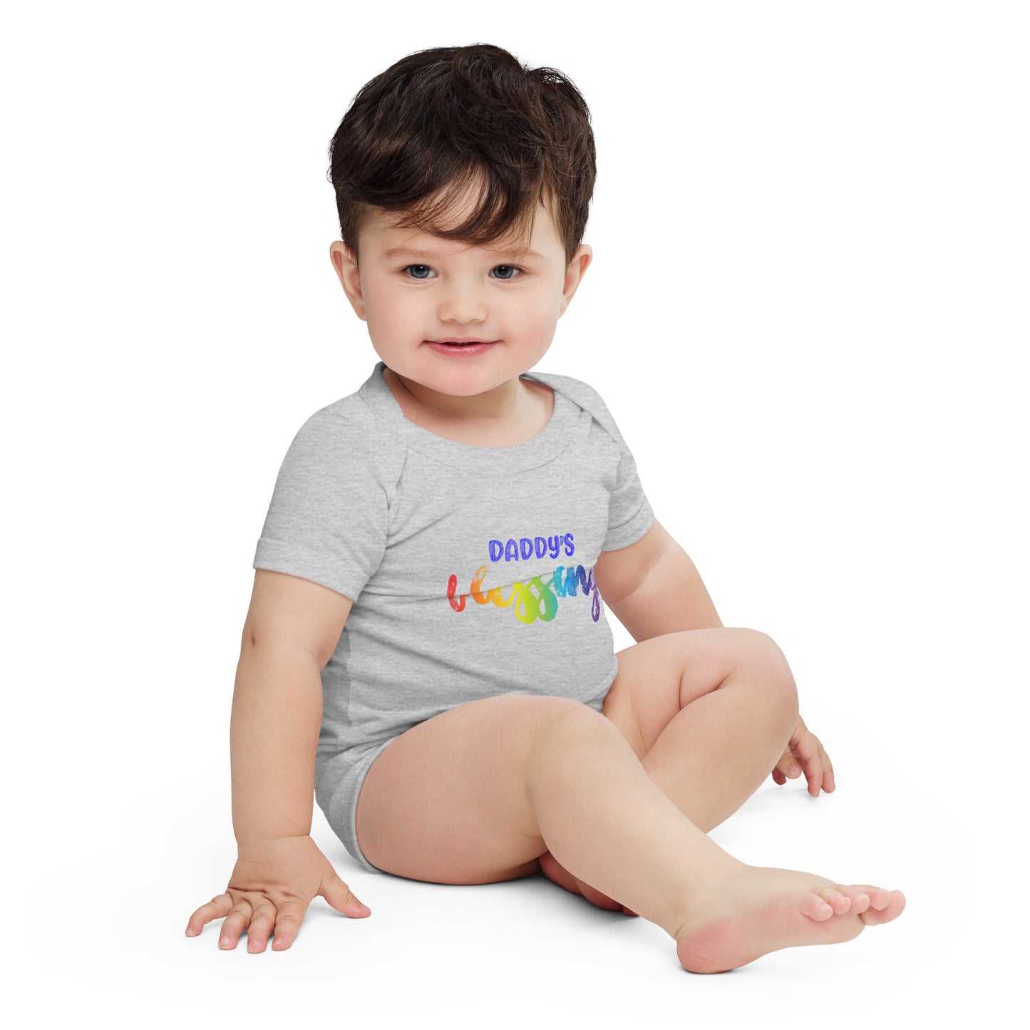 Daddy's Blessing - Baby Boy short sleeve onesie