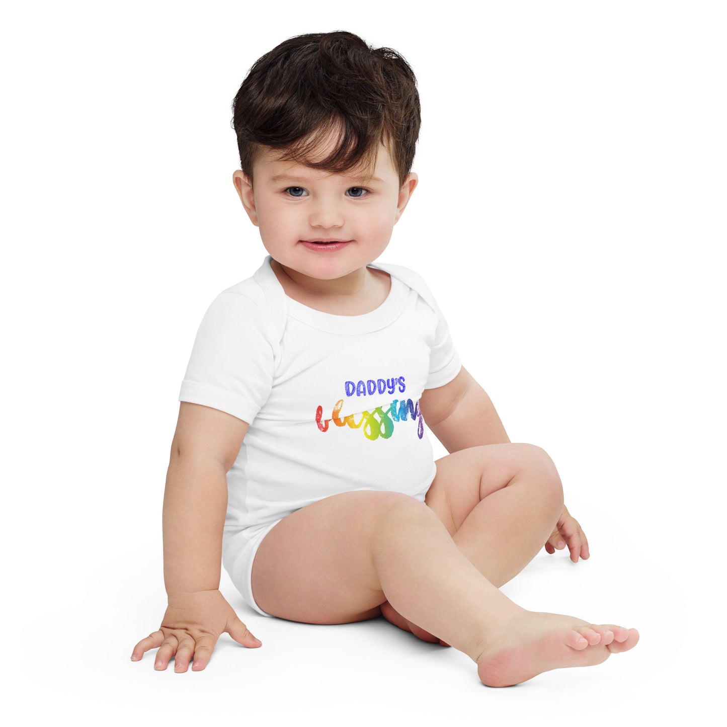 Daddy's Blessing - Baby Boy short sleeve onesie