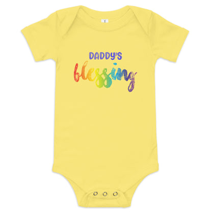 Daddy's Blessing - Baby Boy short sleeve onesie