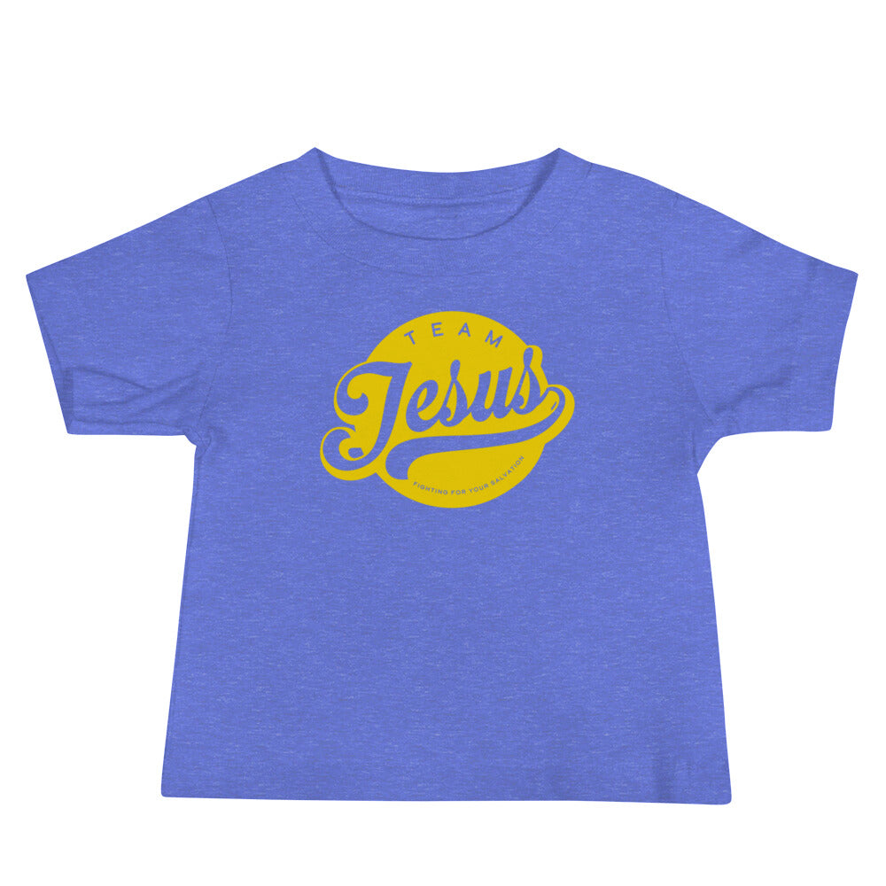 Team Jesus (Gold Crest) Baby Jersey Short Sleeve Tee