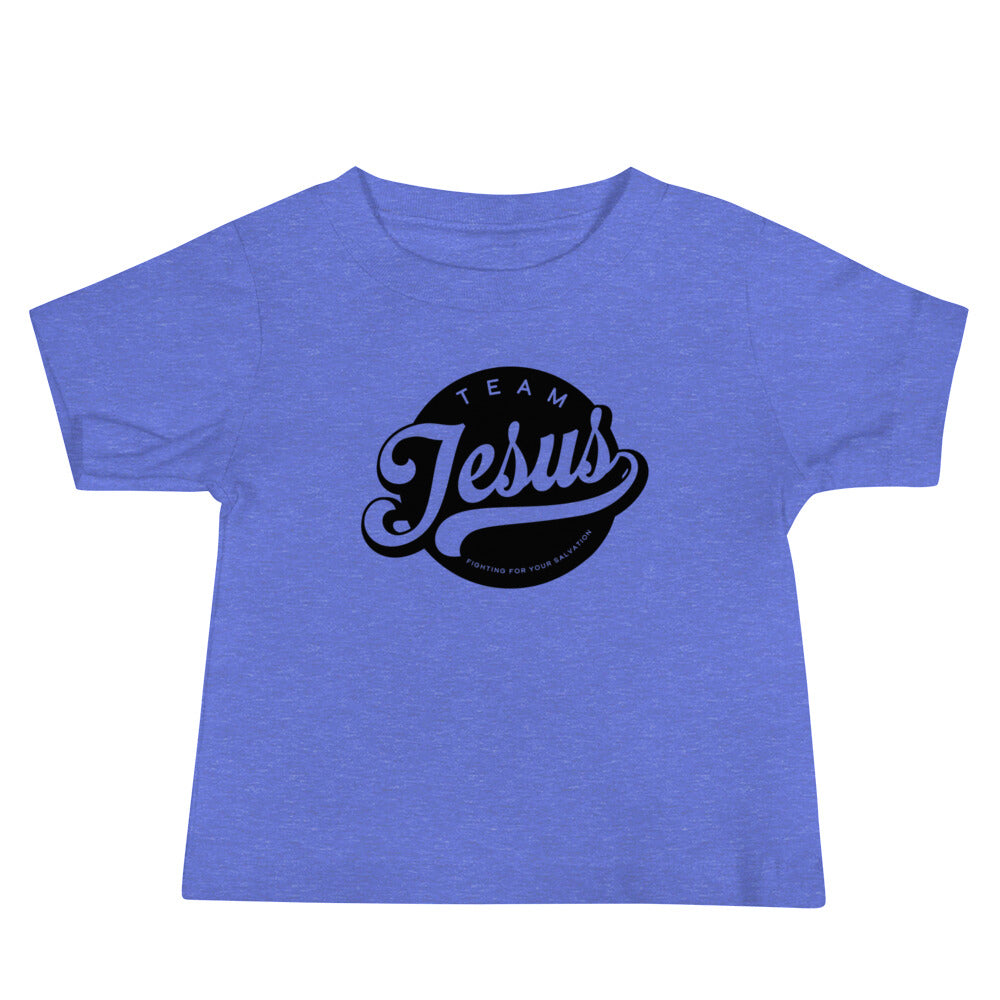 Team Jesus (Black Crest) Baby Jersey Short Sleeve Tee