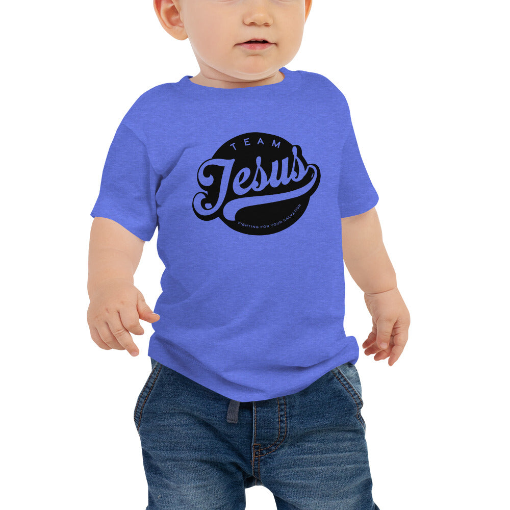 Team Jesus (Black Crest) Baby Jersey Short Sleeve Tee