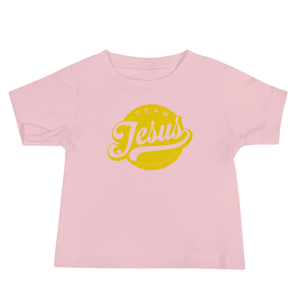 Team Jesus (Gold Crest) Baby Jersey Short Sleeve Tee