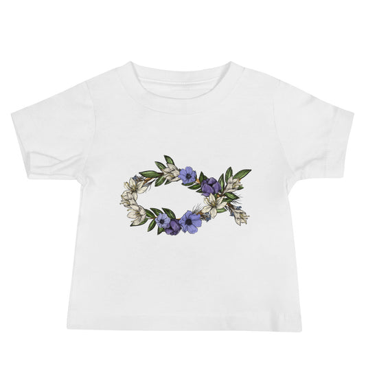 Fish In Bloom (In Bloom Collection) Baby Jersey Short Sleeve Tee