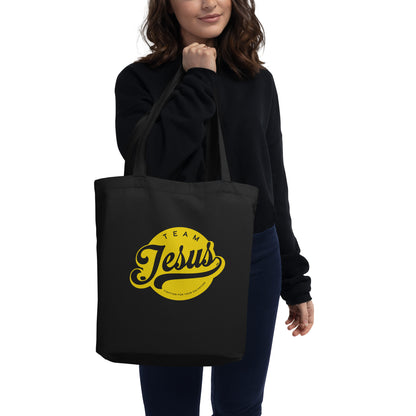 Team Jesus (Gold Crest) Eco Tote Bag