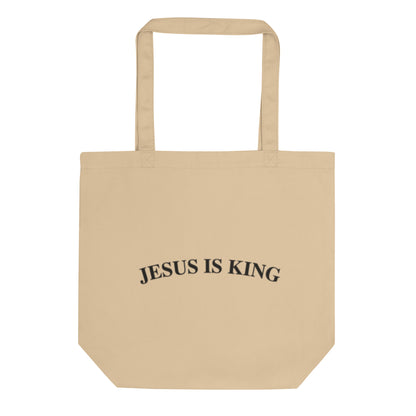 Jesus Is King (Center City Collection) Eco Tote Bag in Black